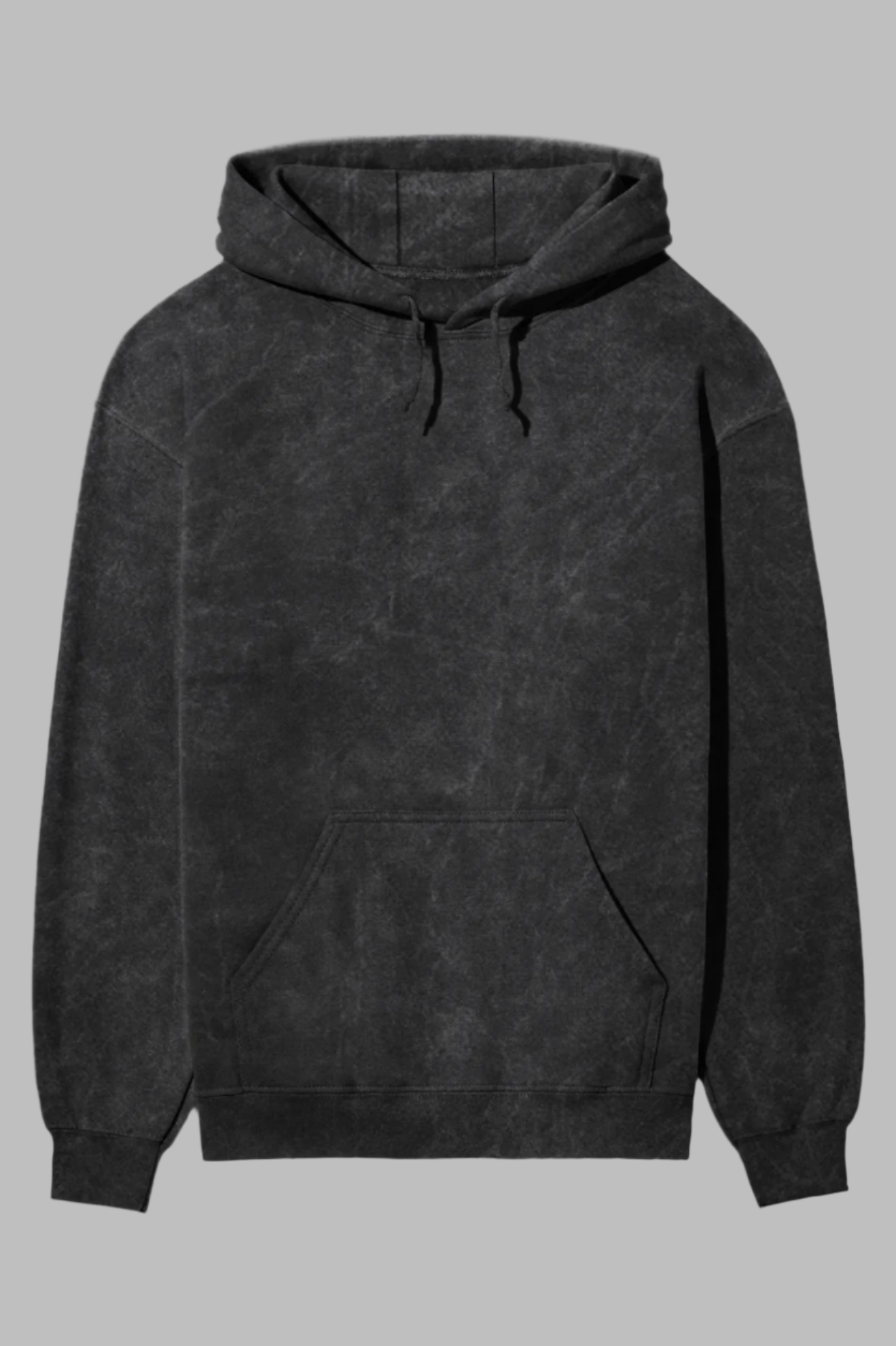 Black Acid Wash Hoodie
