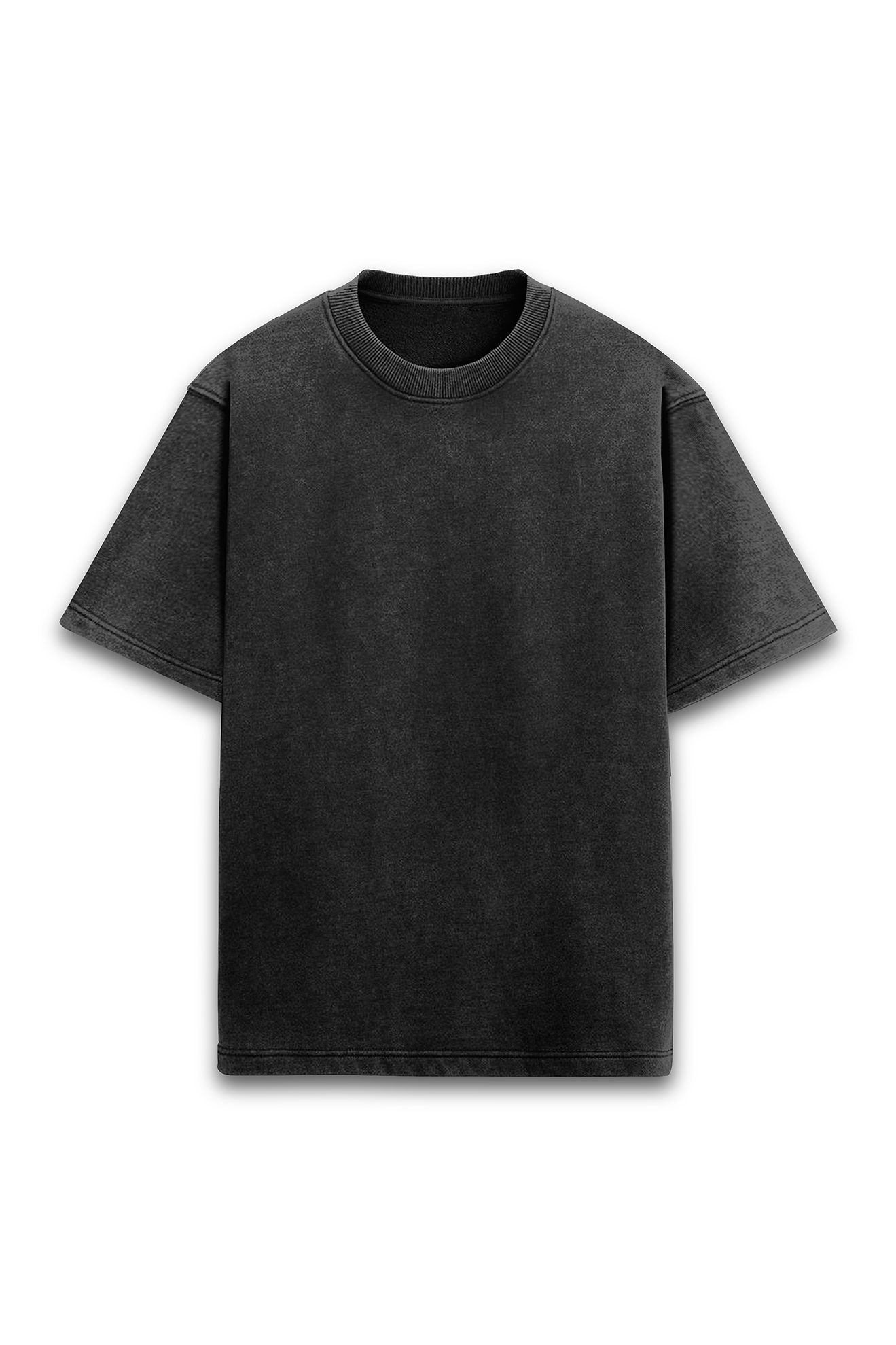 Acid Wash Black Oversize T-Shirt