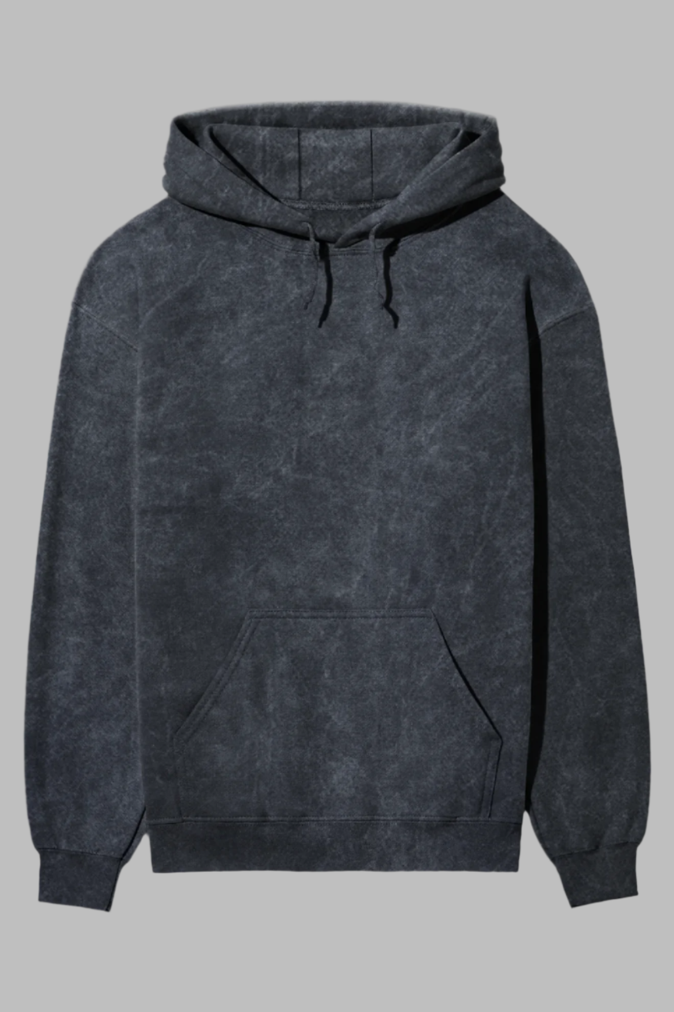 Blue Acid Washed Hoodie