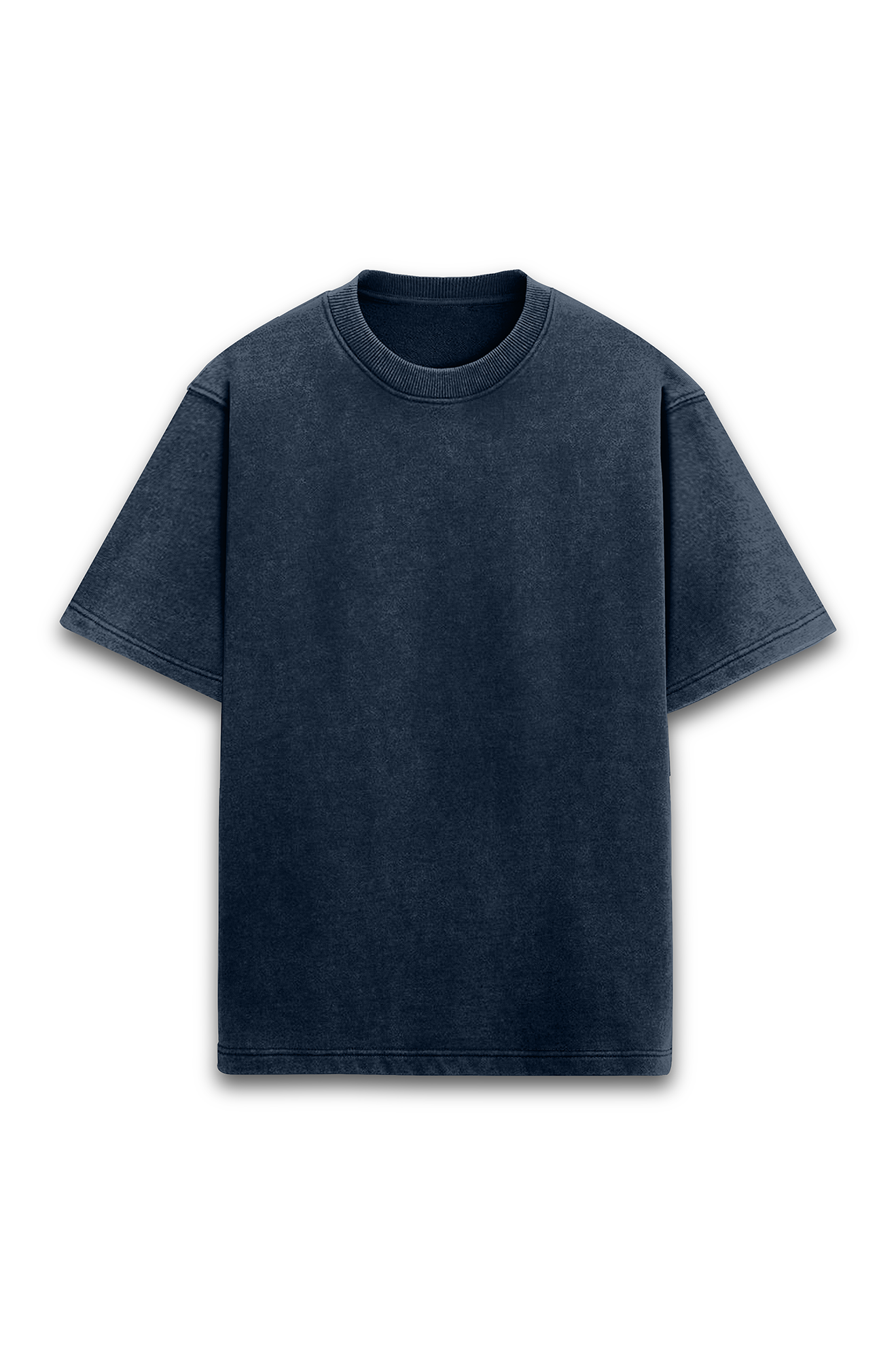 Acid Wash Navy Blue Oversize T-Shirt