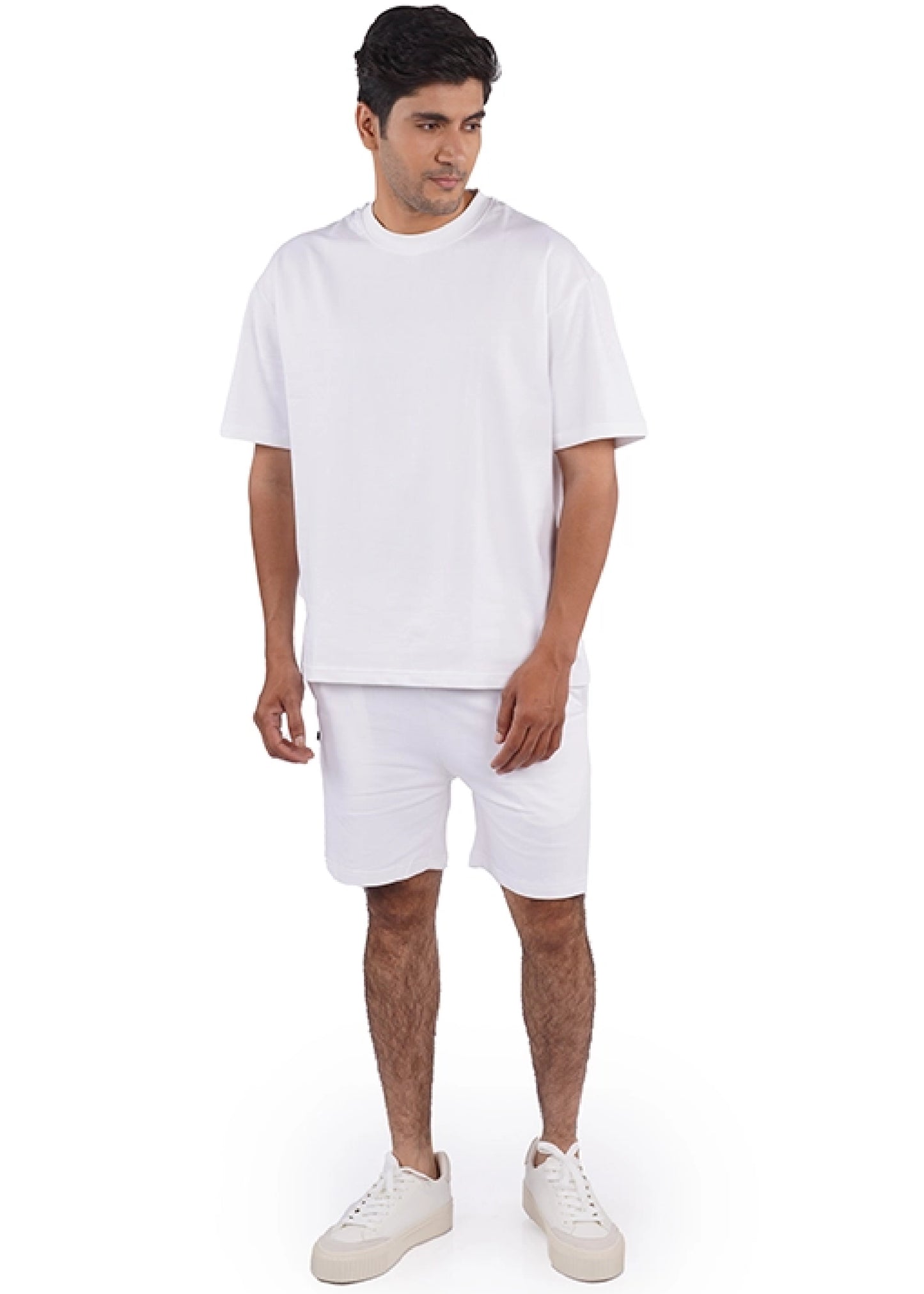 Premium White Plain Co-ord Set