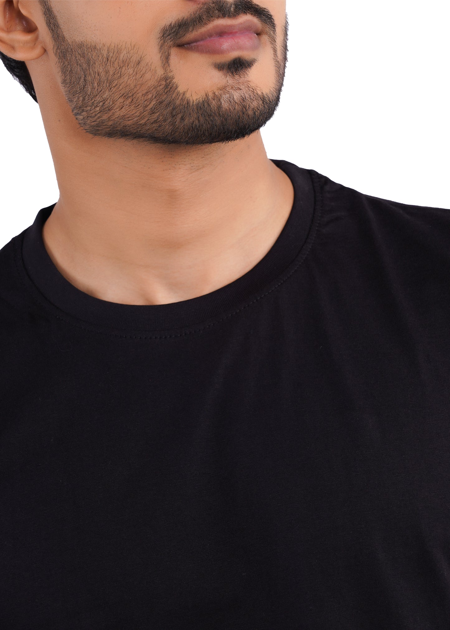 Premium Black Crew Neck T-Shirt