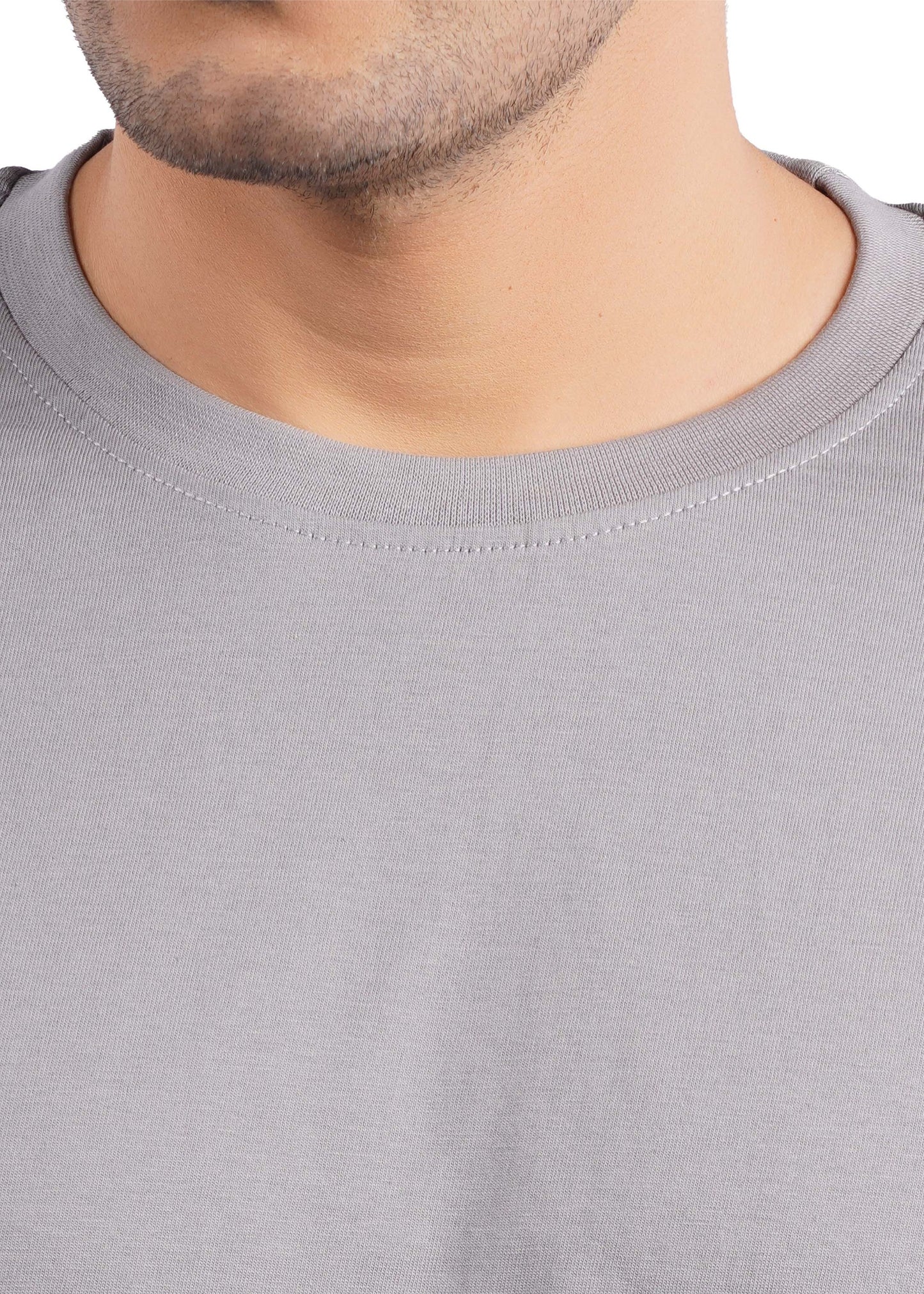 Premium Grey Crew Neck T-Shirt