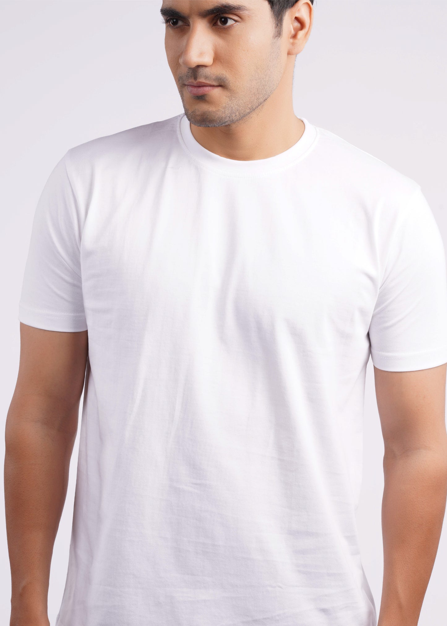 Premium White Crew Neck T-Shirt