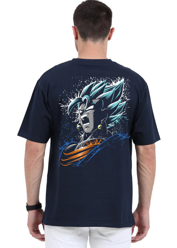Angry "Anime" Printed Oversize T-shirt