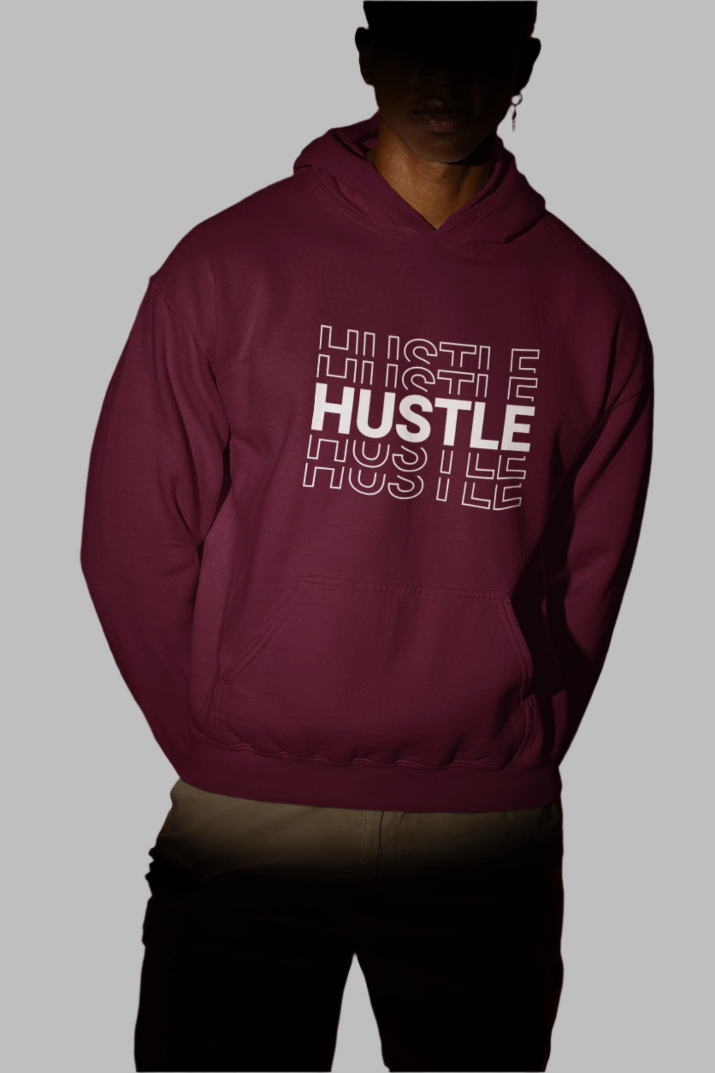 Hustle Printed Hoodie
