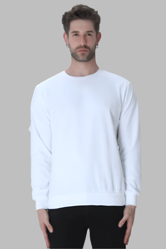Premium White Sweatshirt