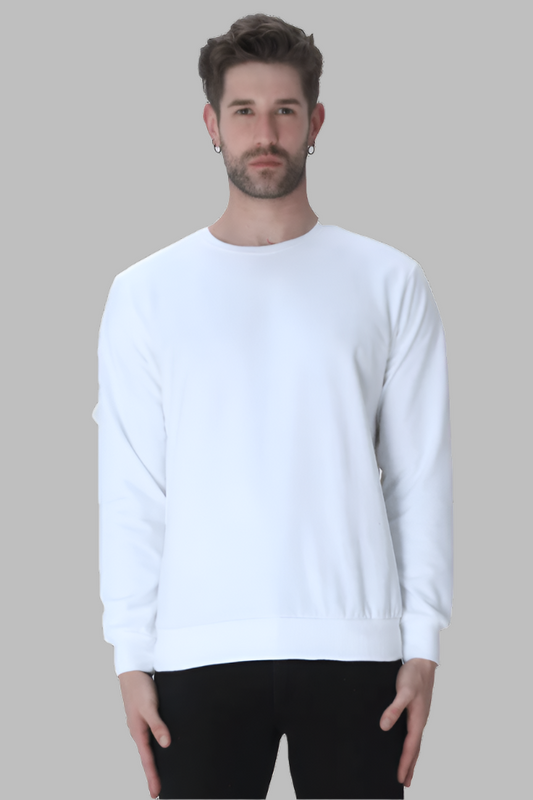 Premium White Sweatshirt