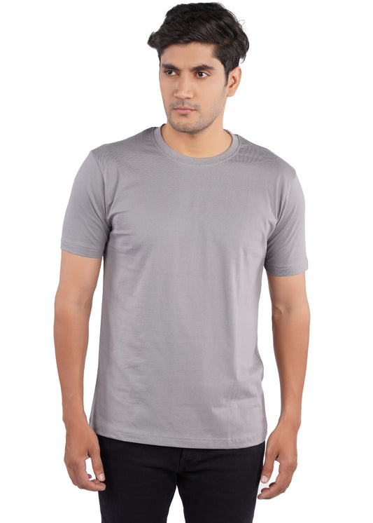Premium Grey Crew Neck T-Shirt