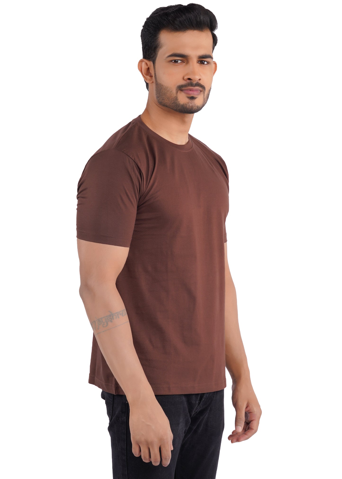 Premium Coffee Crew Neck T-Shirt