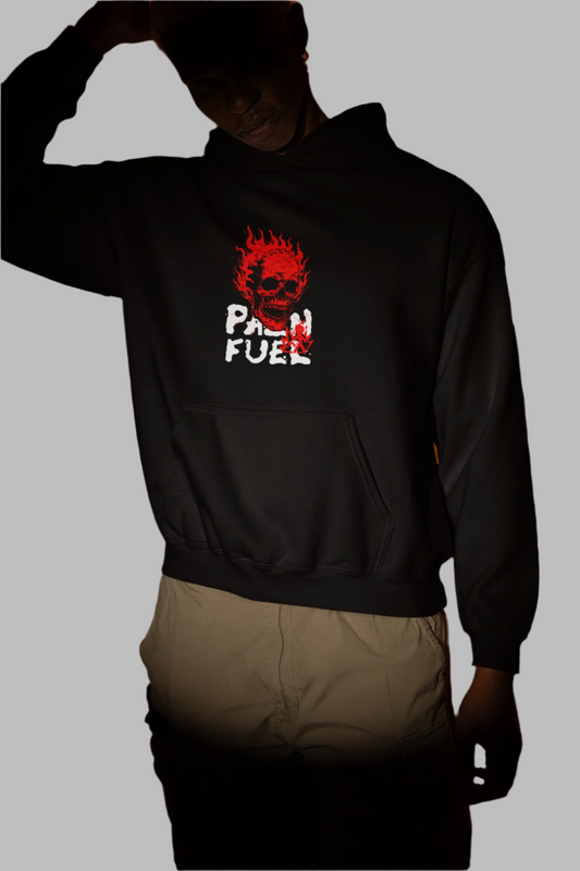Pain Fuel Printed Hoodie