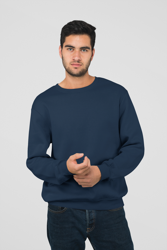Premium Navy Blue Sweatshirt