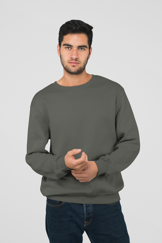 Premium Olive Green Sweatshirt